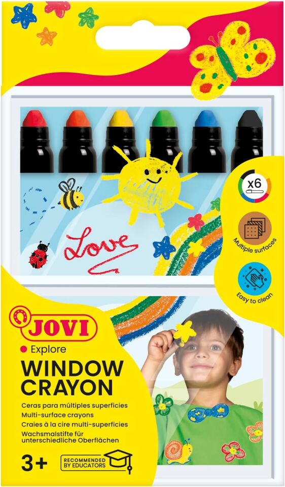 Jovi 1906 Decor Cam Kalemi 6 Renk