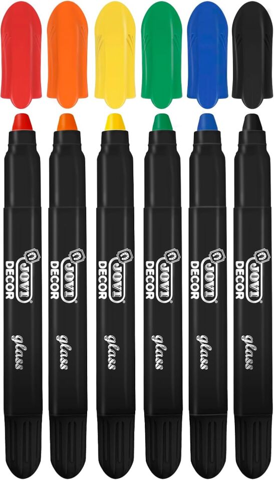 Jovi 1906 Decor Cam Kalemi 6 Renk