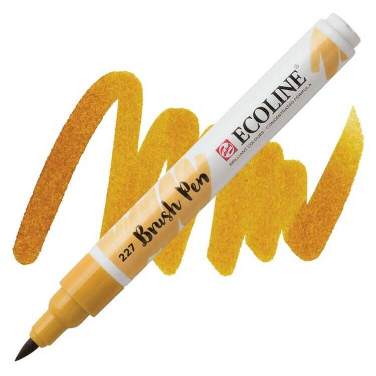 Ecoline Fırça Uçlu Kalem Yellow Ochre