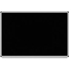 İnter 60x90 Alüminyum Çerçeve Laminant Yüzey Duvara Monte Siyah Yazı Tahtası