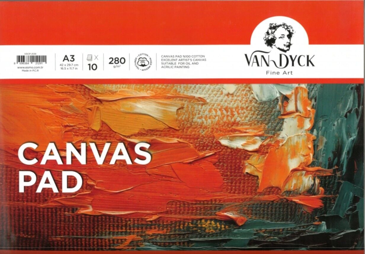 Van Dyck Kanvas Pad A3 10 Yaprak