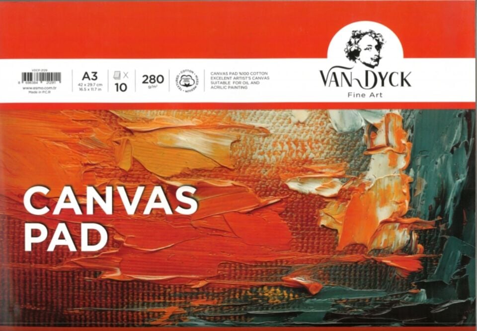 Van Dyck Kanvas Pad A3 10 Yaprak