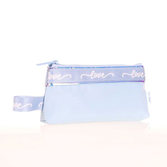 Kaukko Mırror Baggy Kalem Çantası Blue