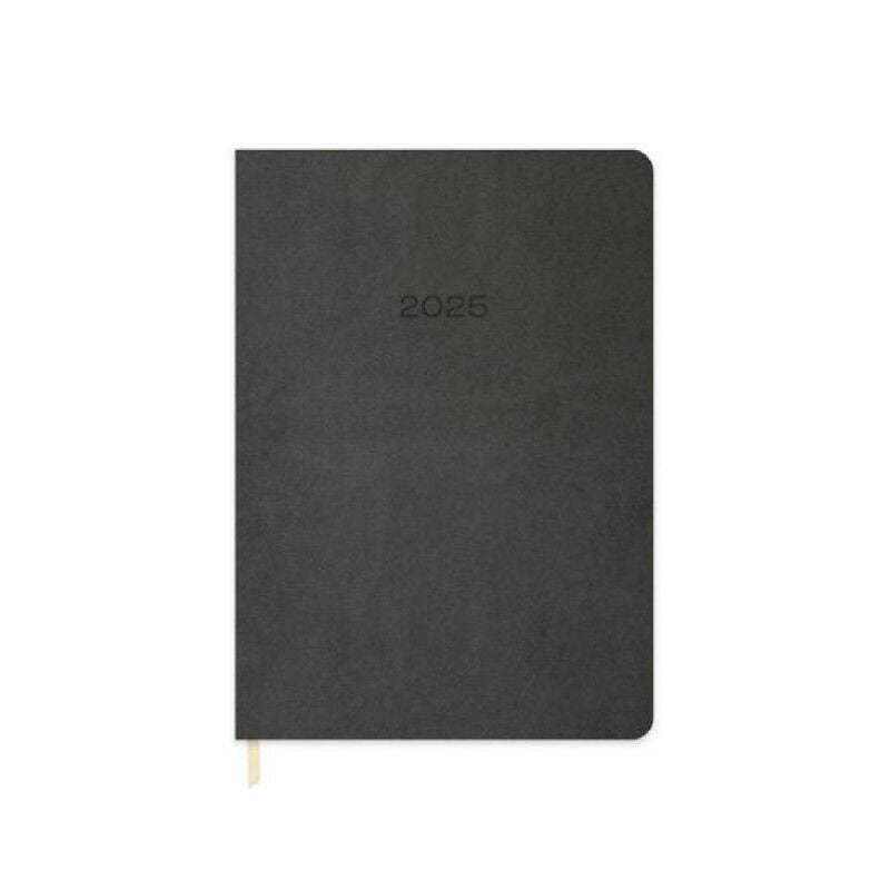 Keskin 2025-16x24 Günlük Termo Deri Ajanda Gri