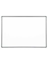 İnter 70x100 Alüminyum Çerçeve Laminant Yüzey Duvara Monte Beyaz Yazı Tahtası