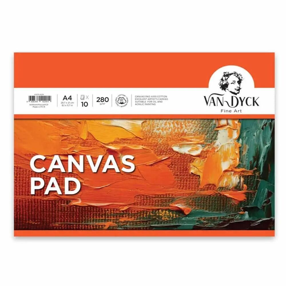Van Dyck Kanvas Pad A4 10 Yaprak