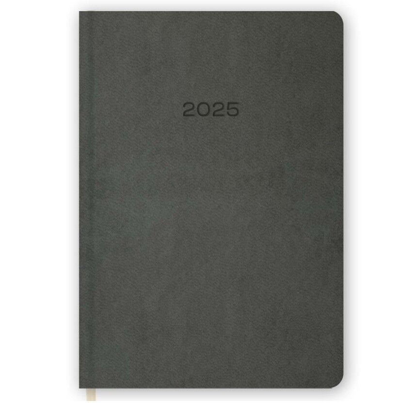 Keskin 2025-14x20 Günlük Termo Deri Ajanda Gri