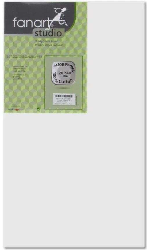 Fanart Studio Tuval %100 Pamuk 320 Gr 20x40 Cm