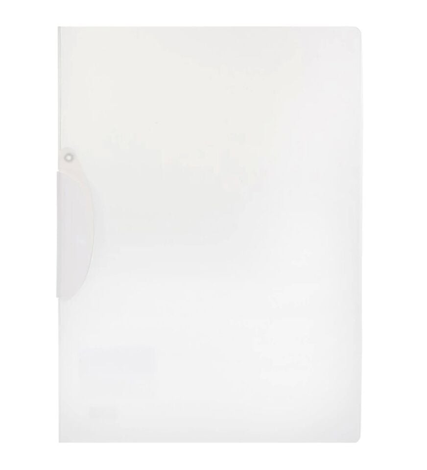 Kraf Sıkıştırmalı Dosya Quick Clip Şeffaf 1060