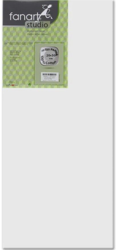 Fanart Studio Tuval %100 Pamuk 320 Gr 20x50 Cm