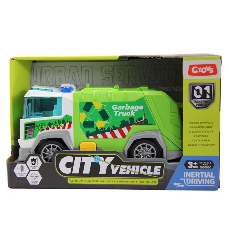 Sesli Ve Işıklı Çöp Kamyonu