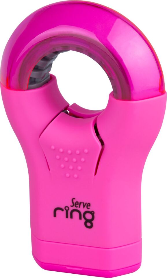 Serve Rıng Silgili Kalemtras Pembe Tekli