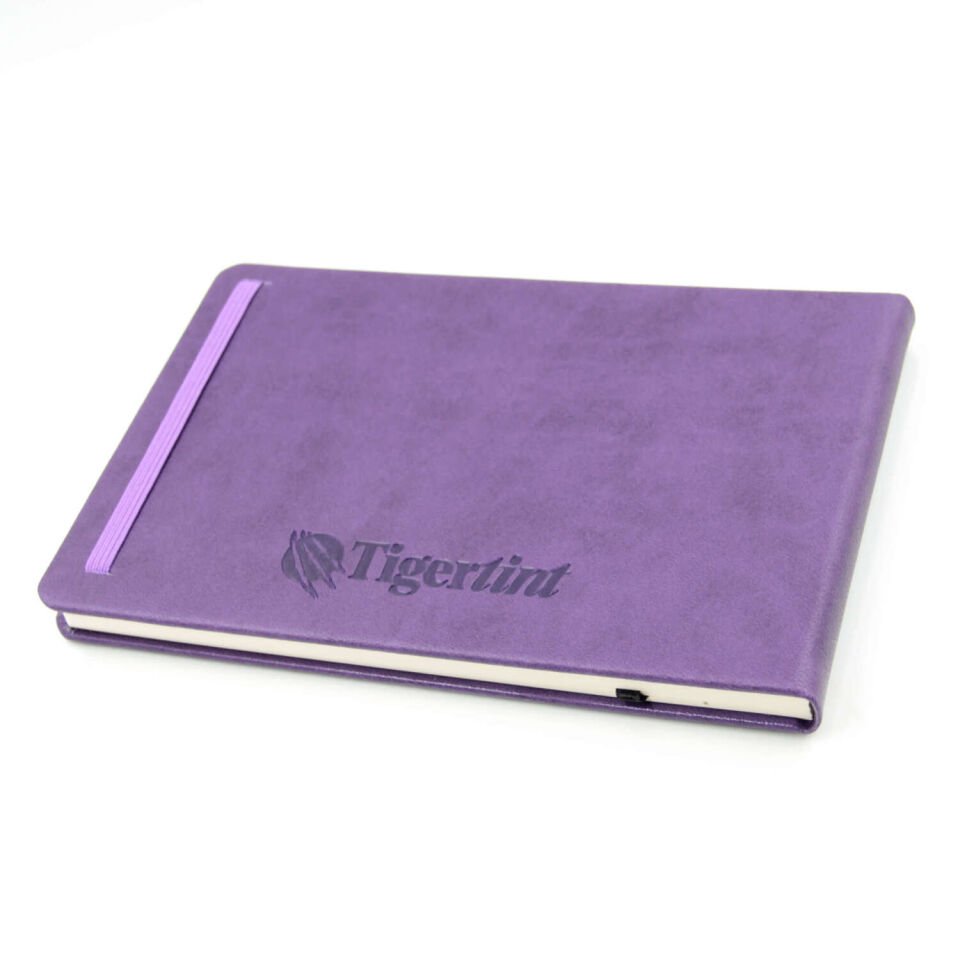 Güven Art Tigertint Eskiz Defteri Sert Kapak 140 Gr Yatay A5 80 Yaprak Mor