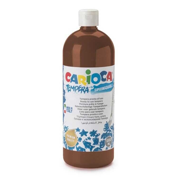 Carioca Tempera Suluboya Süper Yıkanabilir Kahverengi 1000 Ml