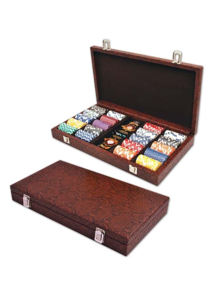 Star Deri Çanta 300 Lük Poker Çipi