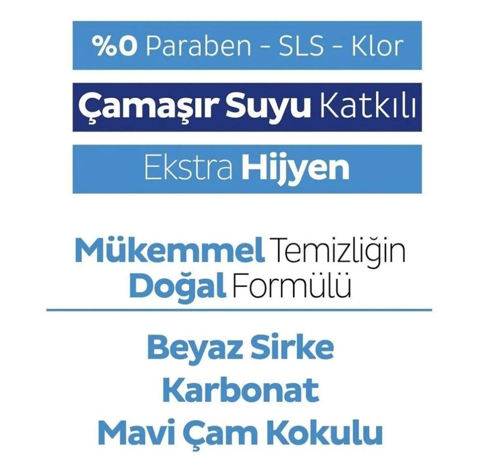 Sleepy Easy Clean Yüzey Temizlik Havlusu 100 Lü Çamasır Sulu Mavi