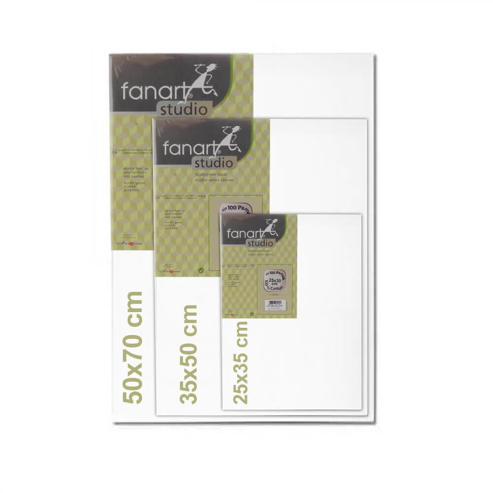 Fanart Studio Tuval %100 Pamuk 320 Gr 35x50 Cm