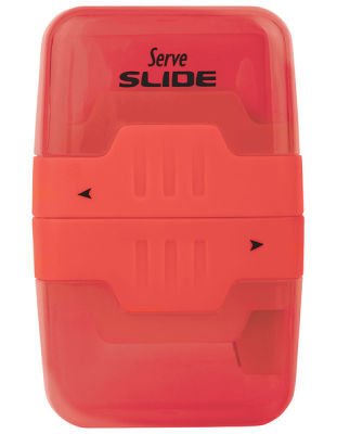 Serve Slıde Silgili Kalemtraş Kırmızı Tekli