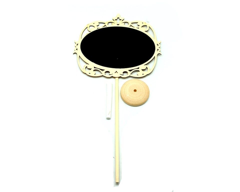 Astaş Ahşap Yazı Tahtası Oval Büyük