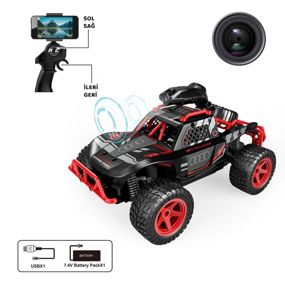Kameralı Off Road Araba