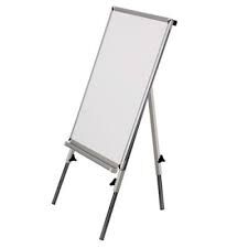 İnter 60x90 Alüminyum Çerçeve Manyetik Yüzeyli Teleskopik Ayaklı Beyaz Yazı Tahtası