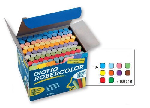 Giotto Robercolor Tebeşir 100 Lü Kutu Karışık Renkler