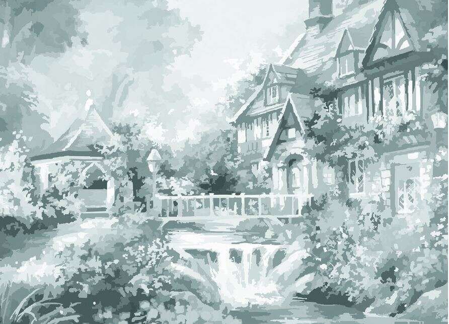 Güven Art St Petersburg Desenli Tuval 30x40 Cm Garden 141757