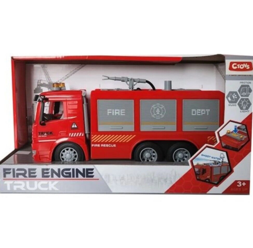 Işıklı Ve Sürtmeli İtfaiye Aracı 