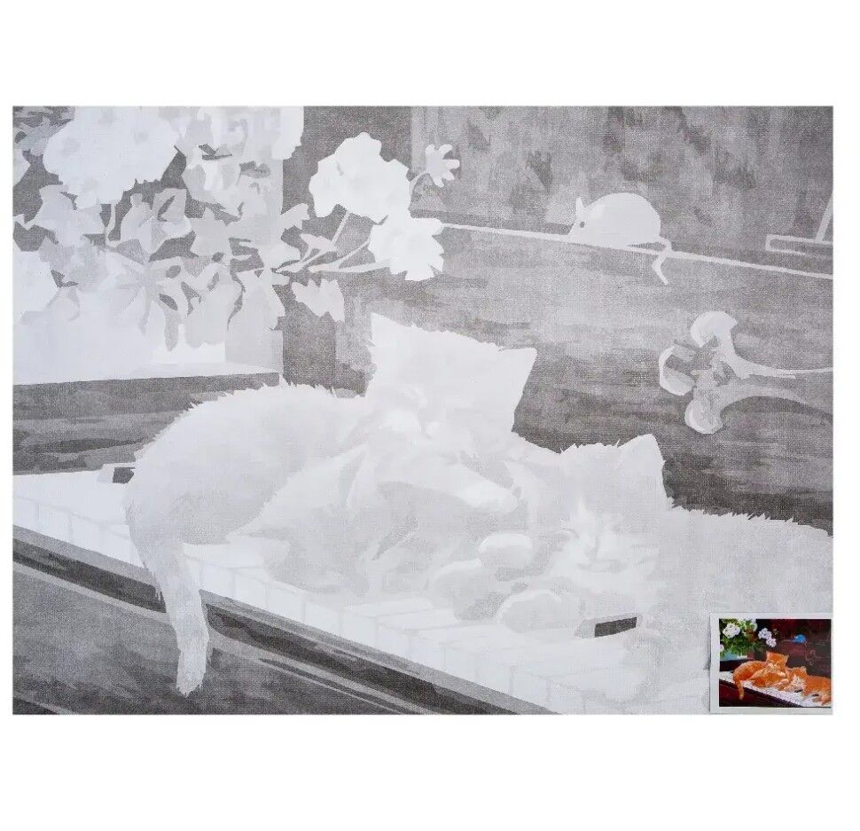 Güven Art St Petersburg Desenli Tuval 30x40 Cm Cats