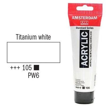 Amsterdam Standart Akrilik 120 Ml Titanium White