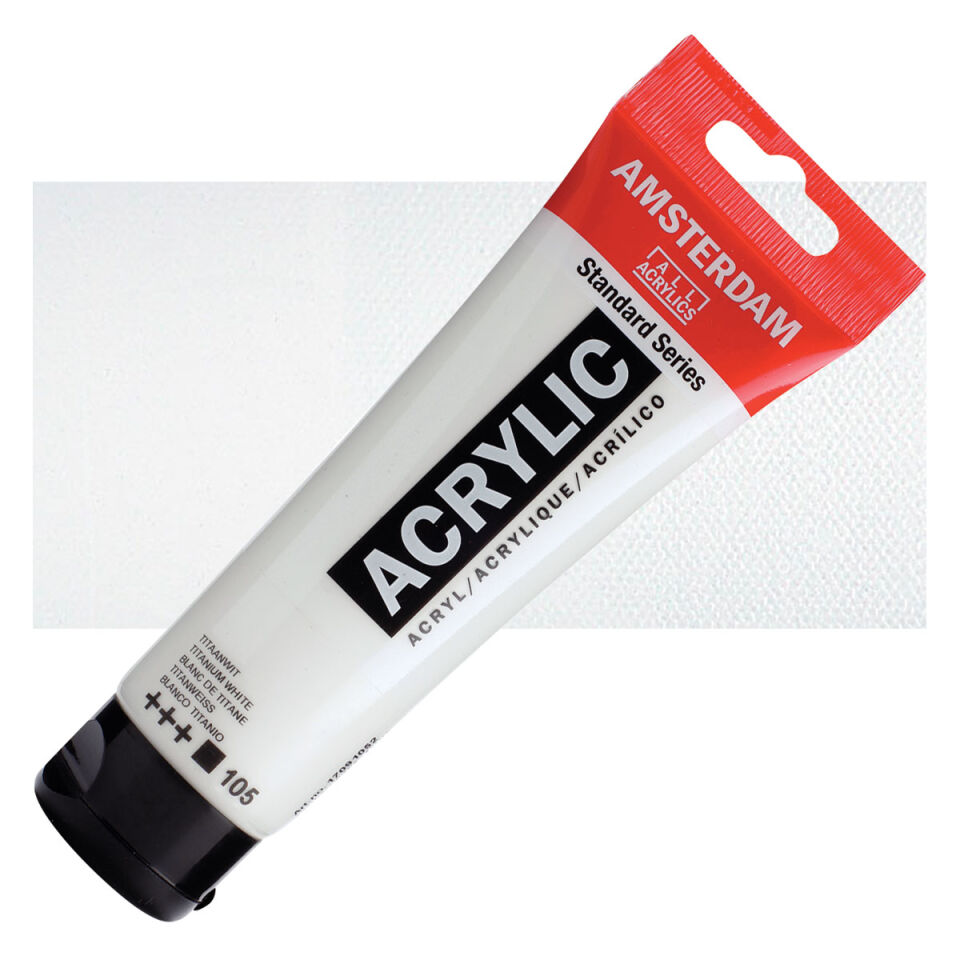 Amsterdam Standart Akrilik 120 Ml Titanium White