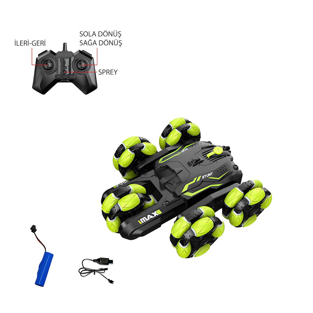 Sarj 5 Teker Buhar Atan Akr Araba