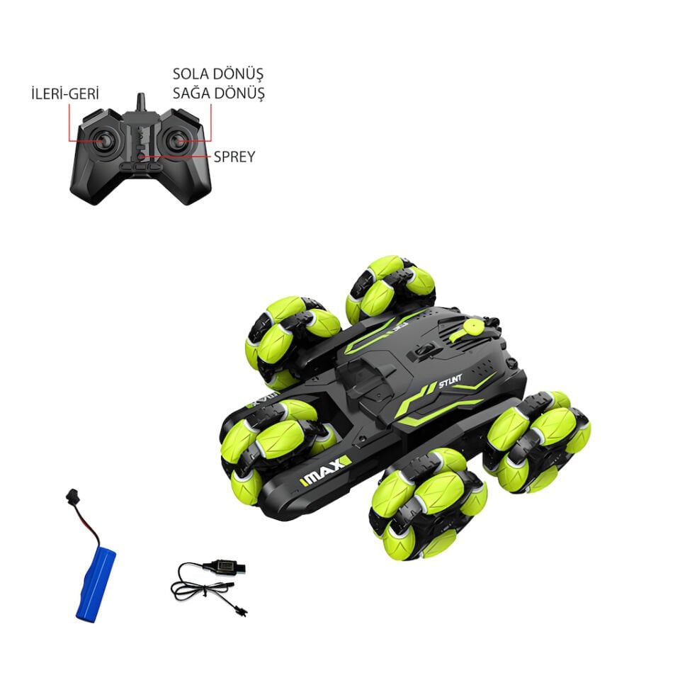 Sarj 5 Teker Buhar Atan Akr Araba