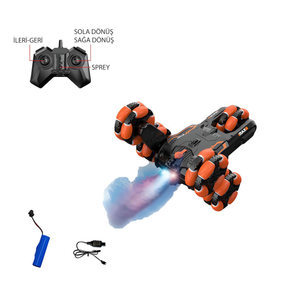 Sarj 5 Teker Buhar Atan Akr Araba