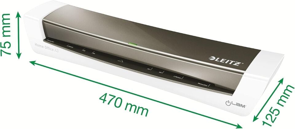 Leitz Laminasyon Makinası A3 Ilam Home L-7440 Gri