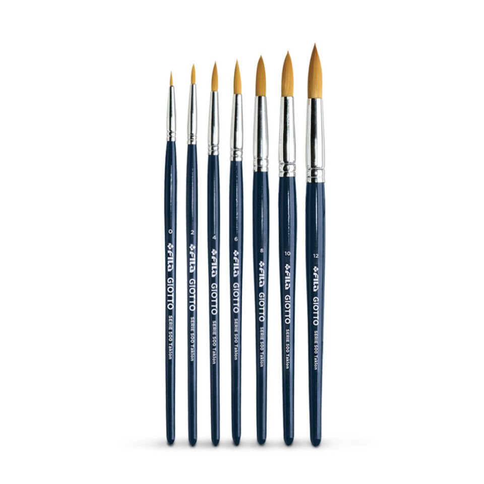 Giotto Taklon Sulu Boya Fırçası 500/4