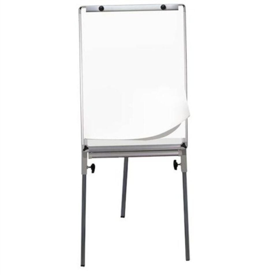 İnter 70x100 Alüminyum Çerçeve Laminant Yüzeyli Teleskopik Ayaklı Flip Chartlı Beyaz Yazı Tahtası