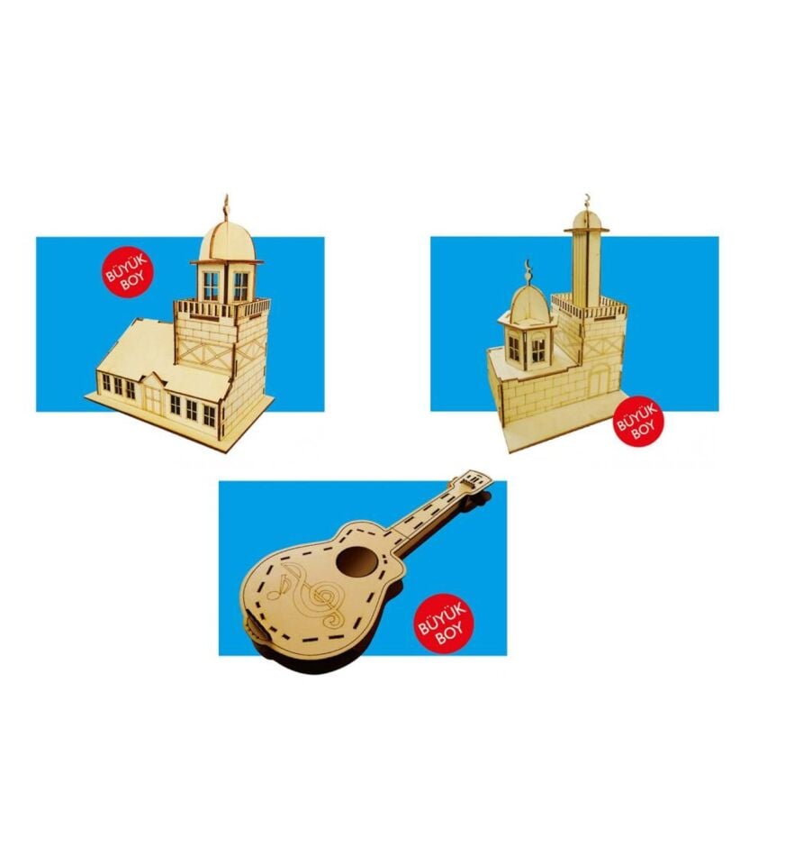 Kumtoys Ahşap Maket Büyük