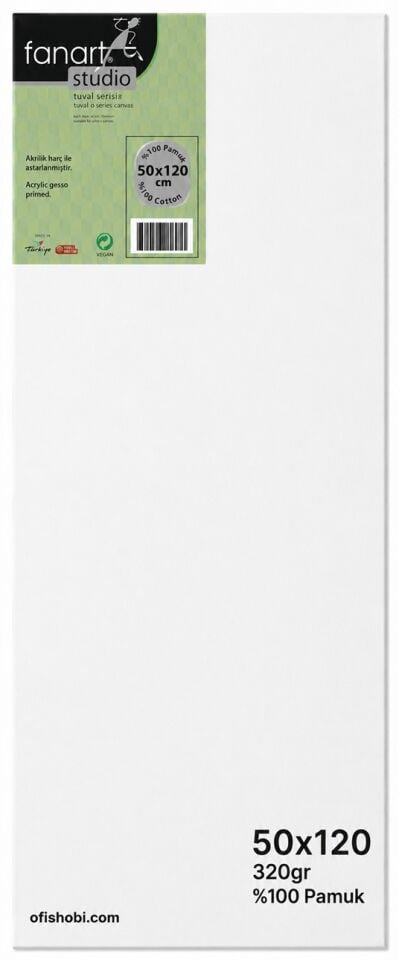 Fanart Studio Tuval %100 Pamuk 320 Gr 50x120 Cm