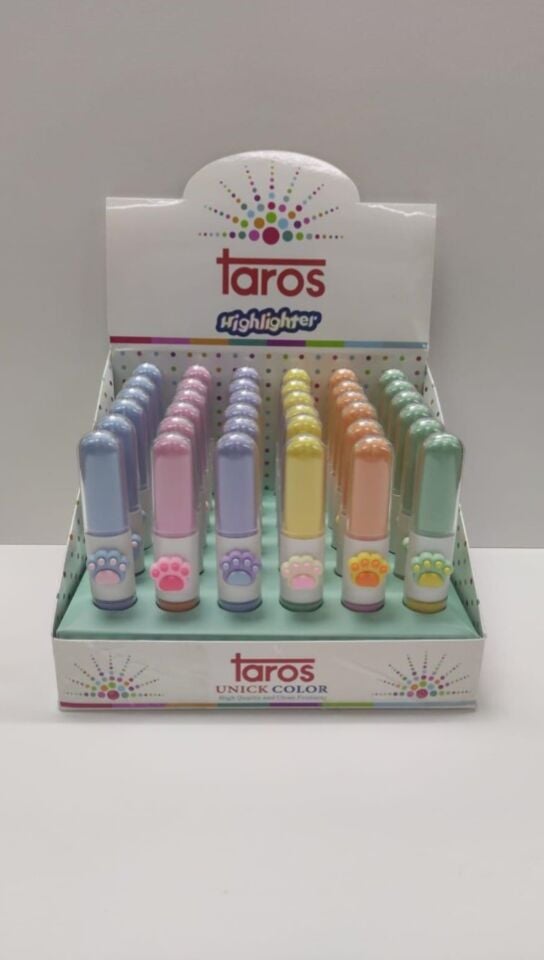 Taros Unick Color Pati Elips Fosforlu Kalem