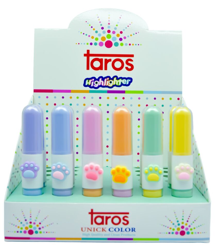 Taros Unick Color Pati Elips Fosforlu Kalem