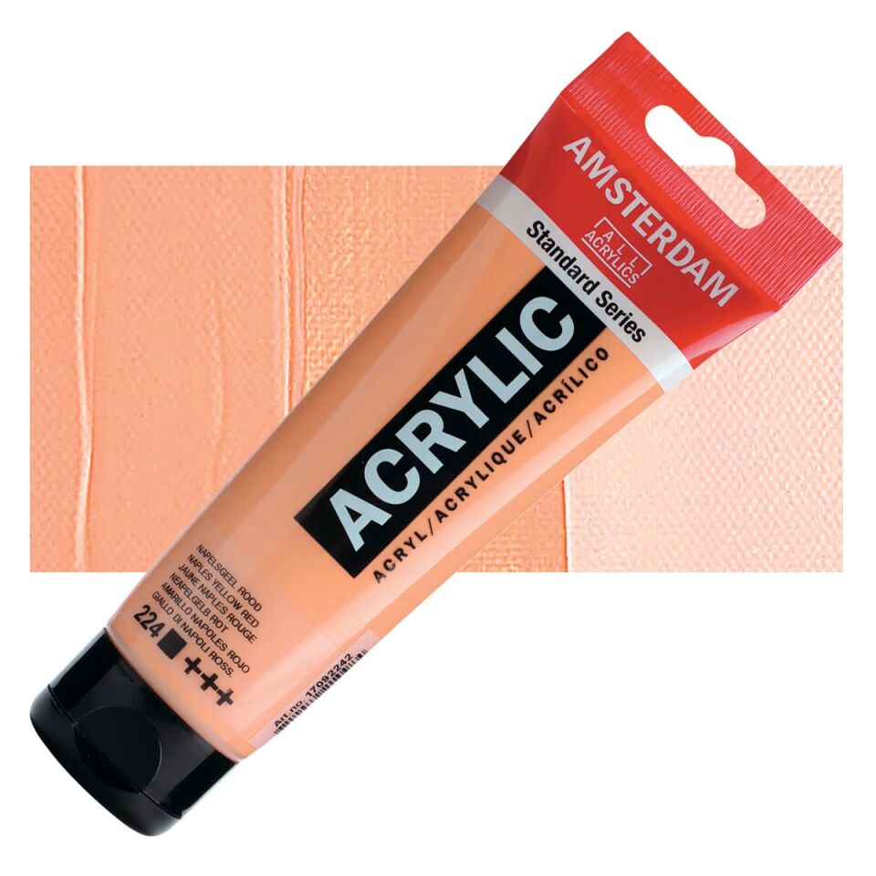 Amsterdam Standart Akrilik 120 Ml Naples Yellow Red