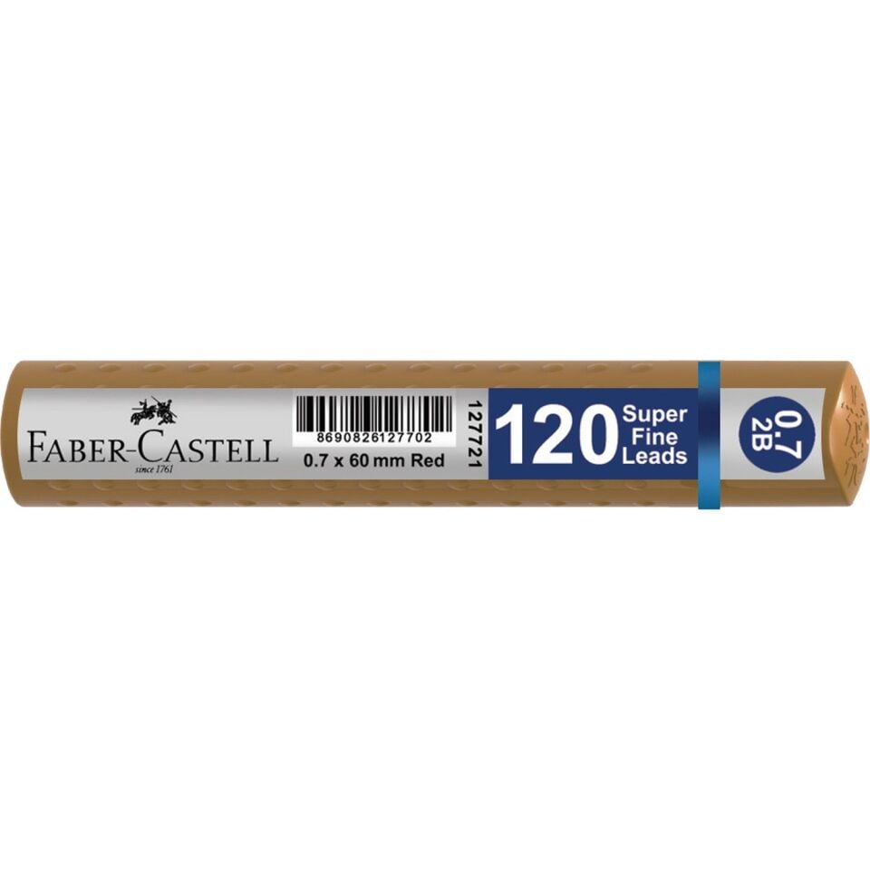 Faber-Castell Grip Min 0.7 2B 60mm 120li Altın Tüp