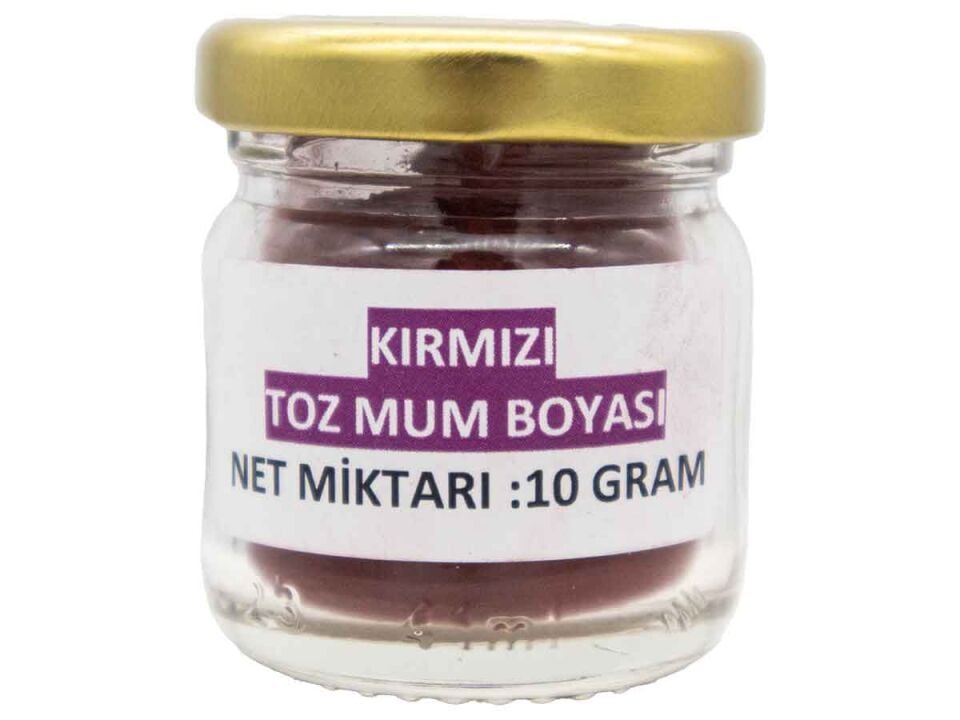 Kmy Kırmızı Toz Mum Boyası 10 Gr