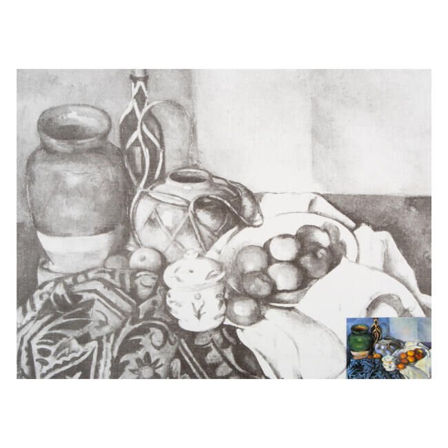 Güven Art St Petersburg Desenli Tuval 30x40 Cm Still Life With Apples 142777