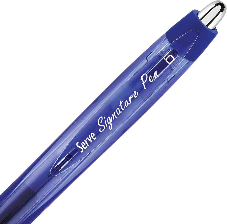 Serve X Berry Jel Kalem 1.0 Mm Yuvarlak Uç Koyu Mavi