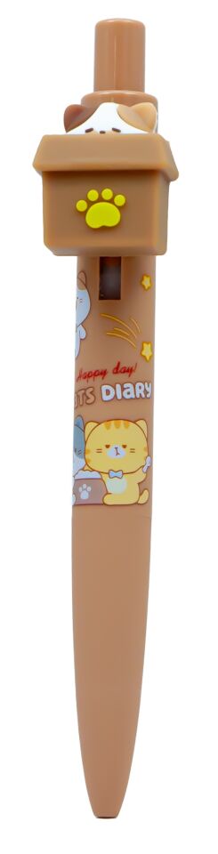Taros Unick Color Jel Kalem Kulubeli Kedi