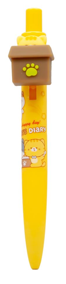 Taros Unick Color Jel Kalem Kulubeli Kedi