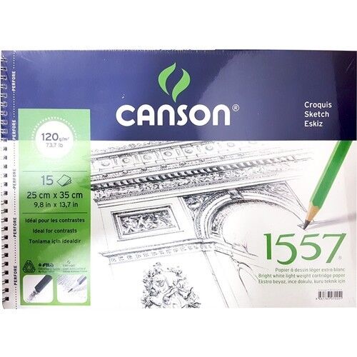 Canson 1557 Resim Ve Çizim Blok 120 Gr 25x35 15 Yaprak