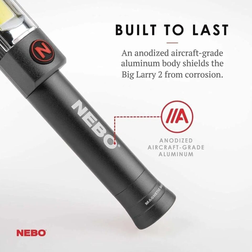 True Utility Nebo Big Larry Fener 500 Lumen Gri